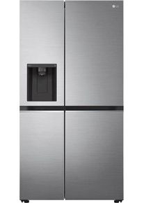 LG Side-by-Side »GSLV71PZTD« 179 cm hoch 91,3 cm breit in silberfarben