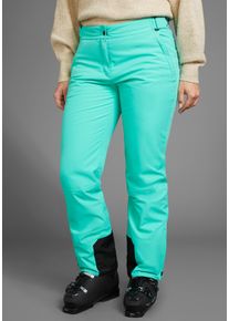 Maier Sports Damen Skihose Wasserdicht & verstellbarer Taillenbund & große Größen in grün, Größe 40