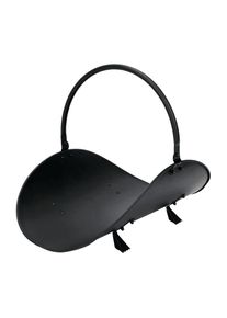 Cesta Metalica Para Leña - Negra - Edm