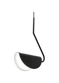 Maytoni Pendelleuchte , Schwarz, Weiß , Metall, Kunststoff , 23x39.3x9.5 cm , Ce , höhenverstellbar, beliebig kürzbar, gleichmäßige Lichtverteilung , Lampen & Leuchten, Innenbeleuchtung, Hängeleuchten, Pendelleuchten