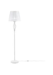 Maytoni Stehleuchte , Weiß , Metall, Textil , konisch , 165 cm , Ce , gleichmäßige Lichtverteilung , Lampen & Leuchten, Innenbeleuchtung, Stehlampen, Stehlampen