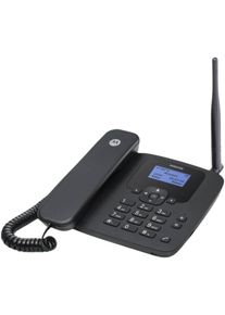 Motorola FW410L Teléfono Fijo Inalámbrico 4G, WiFi HotSpot, SIM, Batería Respaldo, Transferencia, Manos Libres