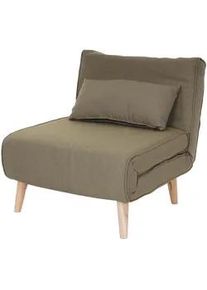 MCW Schlafsessel Grün , Textil , 75x77x70 cm , Wohnzimmer, Sofas & Couches, Schlafsofas, Schlafsessel