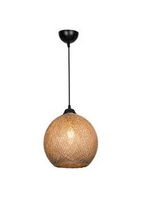 lux.pro Hängeleuchte Lisburn , Naturmaterialen , E27 , 22x65x22 cm , Lampen & Leuchten, Innenbeleuchtung, Hängeleuchten, Pendelleuchten