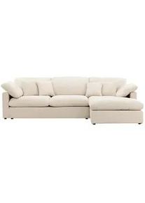 Livetastic Ecksofa , Beige , Kunststoff, Textil , L-Form , 297x85x107 cm , Relaxfunktion , Wohnzimmer, Sofas & Couches, Wohnlandschaften, Ecksofas