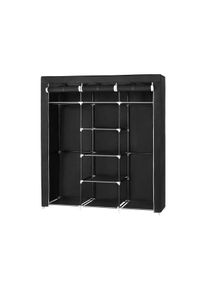 Guarda-roupa dobrável preto