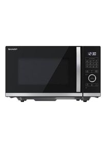 Sharp Quality series YC-QG234AE-B - microwave oven with grill - freestanding - black