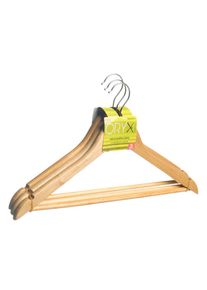 ORYX - Percha Oryx Madera Curva 450 mm. (Pack 3 Piezas)