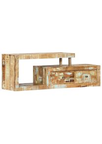vidaXL Mueble para la TV 120x30x40 cm madera maciza reciclada