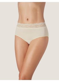 zd ZERO DEFECTS Culotte 'Atenea lace high waist panty soy fiber' blanc taille 2XL