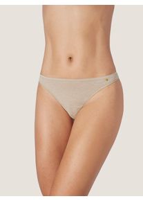 zd ZERO DEFECTS Culotte 'Thong in Soft Soy Fibre' beige taille L