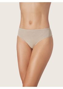 zd ZERO DEFECTS Culotte 'Diana soy fiber mid waist panty' beige taille 2XL