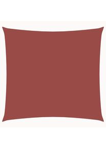 vidaXL Toldo de vela cuadrado de tela Oxford 2x2 m terracotta