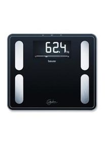 Beurer balança de diagnóstico imc , lcd 200kg bf400 preto