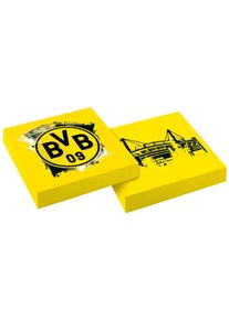 Amscan 20 serviettes BVB Dortmund 33cm