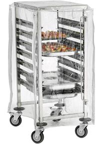 Bartscher Tampa transparente AGN700-1/1 | 4 fechos | 465x635x860(h)mm.