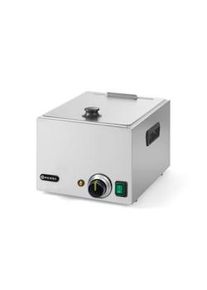 Scalda salsicce Hendi da 10 litri con coperchio fino a 85&deg;C regolabile in continuo in acciaio inox