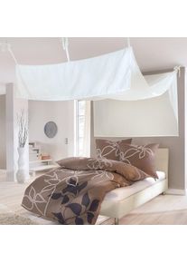 Kutti , Bettvorhang »Roma Betthimmel« Bindebänder 1 Stk. tlg. , offwhite , Obermaterial: 55% Polyester, 45% Baumwolle , 440 cm