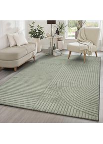the carpet , Teppich »Everest« rechteckig 14 mm Höhe , grün , Obermaterial: 50% Polyester, 50% Polypropylen , B : 120 cm 1 Stk.