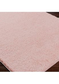 Livabliss , Hochflor-Teppich »DADU« rechteckig 47 mm Höhe , pink , Obermaterial: 100% Polyester , B : 200 cm 1 Stk.