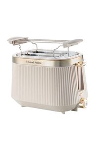 Russell Hobbs , Toaster »Brontë Stone 26761-56« 980 W 2 extra breite Toastschlitze, 6 Bräunungsstufen, matt, Auftaufunktion , stone