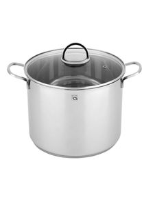 CS Koch-Systeme, Gem&uuml;setopf &raquo;Trier&laquo; 1 Stk. tlg. Edelstahl, edelstahlfarben, 15 l + &Oslash; 28 cm + H&ouml;he 26 cm, edelstahlfarben