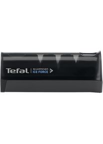 Tefal , Messerschärfer »Ice Force« Schleifprozess(3Phasen), hochwertige japanische Keramikschleifscheibe , schwarz