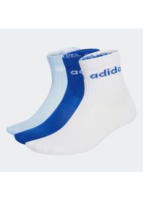 adidas Performance , Jungen , Funktionssocken »LIN KIDS CRW 3P« , WHITE/GLOBLU/ROYBLU , 31-33 , 31-33 , Dieser 3er-Pack 3-Streifen Socken ist...