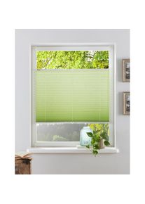 OTTO home , Plissee »DAHRA - in Crush-Optik« Lichtschutz ohne Bohren verspannt Fixmaß, Bestseller mit über 5500 4,5-Sterne-Bewertungen, Klemmträger...