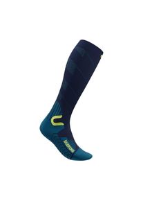 Bauerfeind , Sportsocken »SKI TOURING COMPRESSION SOCKS« , blue-L , 42-45 , 42-45 , erhöhen die Effizienz der Wadenmuskulatur