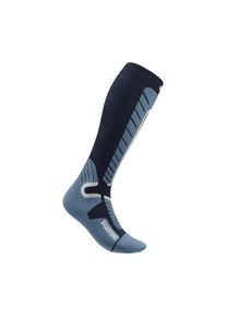 Bauerfeind , Sportsocken »SKI ALPINE COMPRESSION SOCKS« , blue-S , 46-49 , 46-49 , Erhöhen die Effizienz der Wadenmuskulatur
