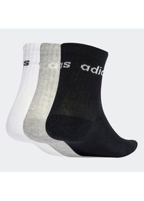 adidas Performance , Jungen , Funktionssocken »LIN KIDS CRW 3P« , WHITE/MGREYH/BLACK , 28-30 , 28-30 , Dieser 3er-Pack 3-Streifen Socken ist...