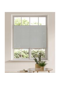 OTTO home , Plissee »DAHRA - in Crush-Optik« Lichtschutz ohne Bohren verspannt Fixmaß, Bestseller mit über 5500 4,5-Sterne-Bewertungen, Klemmträger...
