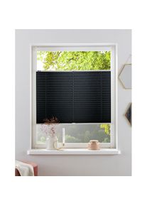 OTTO home , Plissee »DAHRA - in Crush-Optik« Lichtschutz ohne Bohren verspannt Fixmaß, Bestseller mit über 5500 4,5-Sterne-Bewertungen, Klemmträger...