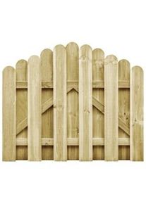 vidaXL Puerta de jardín madera de pino impregnada 100x75 cm