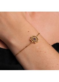 Holzkern Bracelets Women Gold and Amethyst