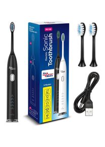 Promedix, Elektrische Zahnbürste, PR-740 B Schallzahnbürste Schwarz (Schallzahnbürste)