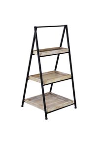 Bob Gardens Libreria Industrial in Metallo cm 52x41x100 - BRIGHAM Nero