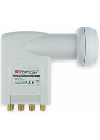 Opticum LOP-04H Premium Octo (Octo LNB, 40mm), LNB, Weiss