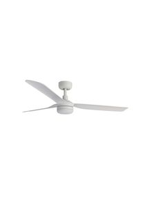 FARO Barcelona - Ventilador de Teto Punt M LED Branco/Branco - Motor DC Silencioso, com Luz LED Regulável e Controle Remoto