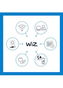 WIZ, Wandleuchte + Deckenleuchte, Montierte Spots (345 lm, GU10)