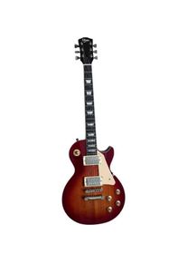 V-tone VLP1 BS E-Gitarre 4/4 Les Paul 39 Zoll (E-Gitarre), Gitarre, Bronze, Rot