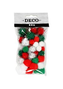 Creativ Company Pompons Weihnachten, 48St.