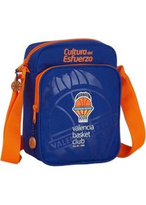 Valencia Basket Club, Kindergartentasche, Schultertasche Valencia Basket Blau Orange (16 x 22 x 6 cm), Mehrfarbig