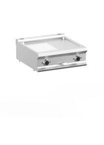 MBM Plancha électrique Dexion Lux 700 - 70/73 ½ lisse, ½ rainurée - appareil à poser - 10 kW | Professionnel | HoReCa | CHR