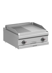 MBM Plancha électrique série 77 – 70/70 ½ lisse, ½ rainurée – appareil de table | Professionnel | HoReCa | CHR