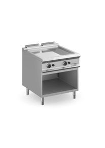 MBM Plancha à gaz Dexion Lux 980 - 80/90 2/3 lisse, 1/3 rainurée, chromée | Professionnel | HoReCa | CHR