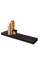 INALSA Estante de pared de fijación invisible color wengue 60cm (60x23,5x3,8)