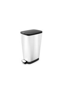 Pattumiera secchio con coperchio pedale grigia lt35 Keter raccolta differenziata