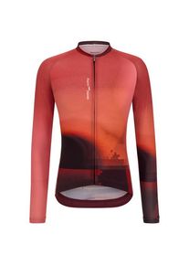 Santini Luce Long Sleeve Jersey Cycling jersey (XL, red)
